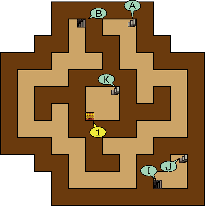 竜王の城 地下2階